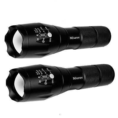 #ad Tactical Flashlight LED 2000lm Waterproof Military Grade Zoom Ultra Bright $31.99
