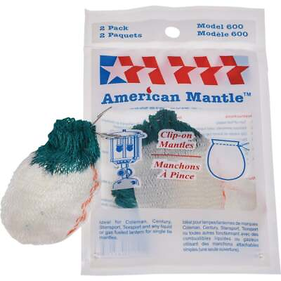 #ad American Mantle #21 Style Clip On Lantern Mantle 2 Pack 600 American Mantle $10.29