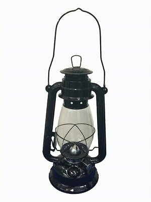 #ad Hurricane Kerosene Oil Lantern Emergency Hanging Light Lamp Black 12 Inches $22.95