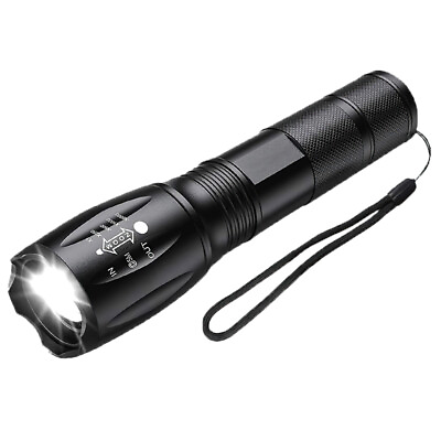 #ad Super Bright LED Tactical Military LED Flashlight Torch 5 Modes Zoomable Lamp US $4.99
