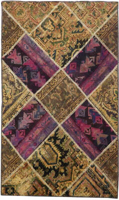 #ad 3#x27; x 5#x27; Red Antique Traditional Patchwork Rug #PIX 22068 $405.00