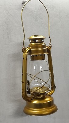 #ad Brass Kerosene Oil Lantern Antique Reproduction Vintage Oil Lamp Handmade W Gift $109.86