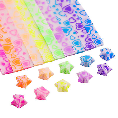 #ad Star Paper Strips Lucky Paper Star Strips 10 Colors Glow In The Dark 210 Sheets $8.18