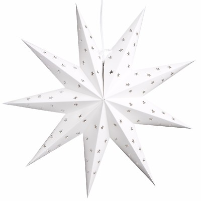 #ad #ad Festive Holiday Moravian Christmas Paper Star Lights 7 and 9 Pointed $24.95