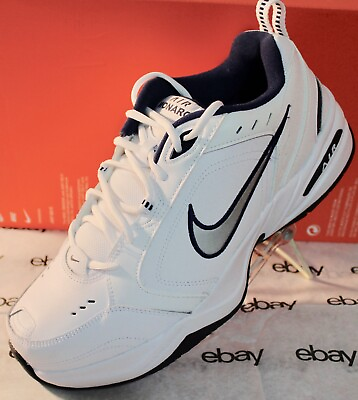 #ad Nike Air Monarch IV 4E Wide Men#x27;s Tr Shoes White 416355 102 $54.99