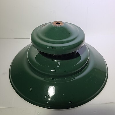 #ad Vintage Coleman Lantern 228D Dated B 1948 Big Hat GREEN TOP 8 3 4quot; $39.00