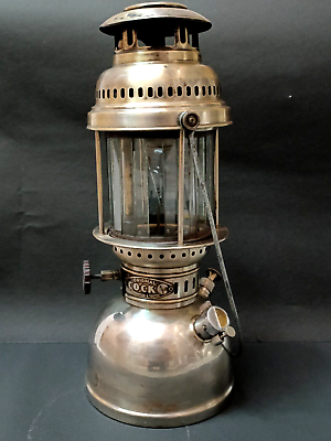 #ad Old Vintage Rare Original Cock 400 C.P. Kerosene Pressure Lantern Lamp $495.95