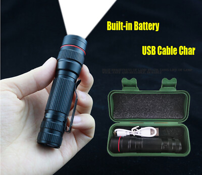 #ad LED Small Torch Mini Flashlight Handheld Bright Tactical Pocket Light with Box $6.79