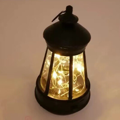 #ad Solar LED Powered Lantern Lights Hanging Garden Waterproof Outdoor Lamp Decor $7.97