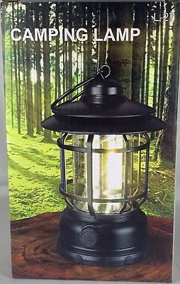 #ad Portable Camping Lantern LED Tent Light Outdoor Emergency Rechargeable Lamp $11.00