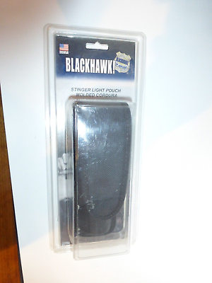 #ad Blackhawk Stinger light pouch Black OWB. 44A203BK holster $6.99