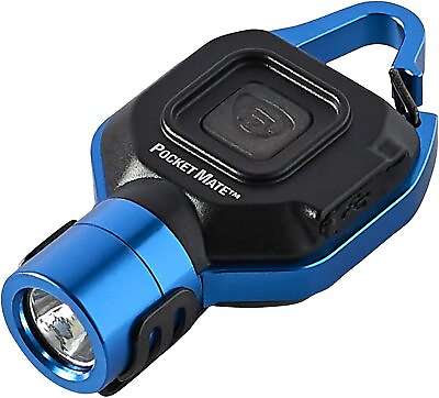 #ad Streamlight 73302 Blue Pocket Mate LED Flashlight 325 Lumens With USB Cord $24.62