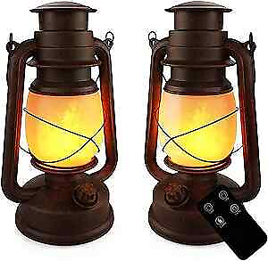 #ad #ad LED Vintage Lantern Battery Operated Rustic Lantern Outdoor Battery operated $54.67