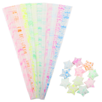 #ad 210pcs Star Paper Strips Star Folding Paper DIY Craft Paper Strips Origami $8.26
