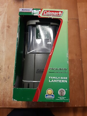 #ad Coleman Lantern Battery Family Size Pack A Way New $49.00