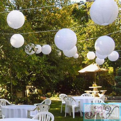 #ad 24x mix white paper lanterns engagement wedding birthday anniversary decoration AU $57.15