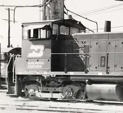 #ad Burlington Northern Railroad BN #311 SW1500 Electromotive Train Bamp;W Photo $9.99