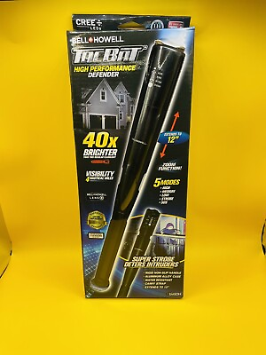 #ad Bell Howell Flashlight LED Bat Light Flashing Non Slip Grip Tactical Plastic $22.96
