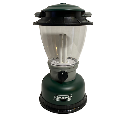 #ad #ad Coleman Lantern Model 5327 Series Green Battery Powered Working $19.99