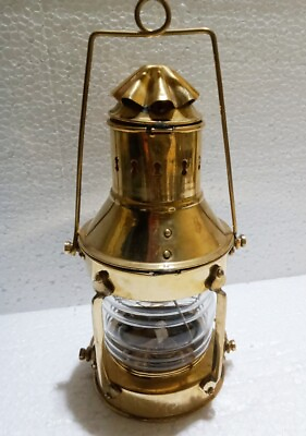 #ad Oil lantern vintage Brass Nautical vintage Lantern Lamp Home Working Decorative $77.00