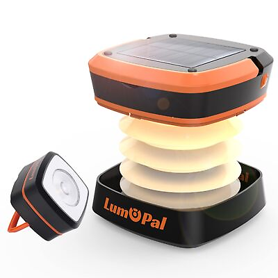 #ad Collapsible Solar Camping Light Portable USB Solar Lantern Rechargeable LED Lamp $24.85