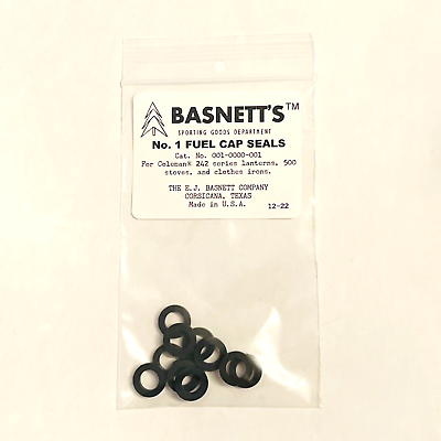#ad Basnett#x27;s No. 1 Fuel Cap Seals for Coleman Lantern 242 243 246 247 249 500 stove $7.49