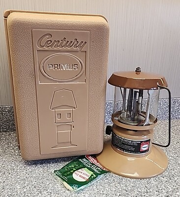 #ad Century Primus Two Mantle Propane Lantern 5800 Piezo Ignition Hard Case $62.89