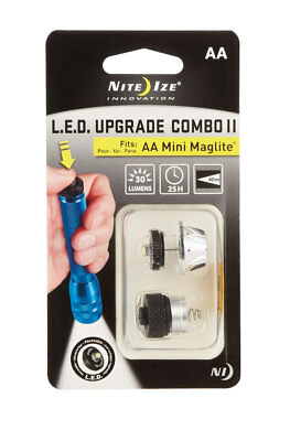 #ad Nite Ize LED Upgrade Combo II LED Flashlight Bulb Pin Plug In Base $16.84
