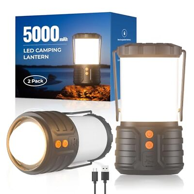 #ad Camping LanternLed Camping Lanterns5000mAh Rechargeable Battery Emergency L... $36.97
