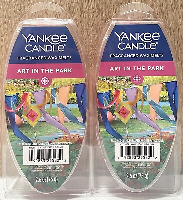 #ad 2x Yankee Candle ART IN THE PARK Wax Melts 2.6oz $12.99
