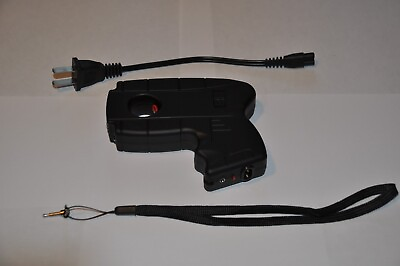 #ad Pistol Grip STUN GUN w LED Light amp; Safety Pin 10mv Rechargeable seller is a Vet $27.95