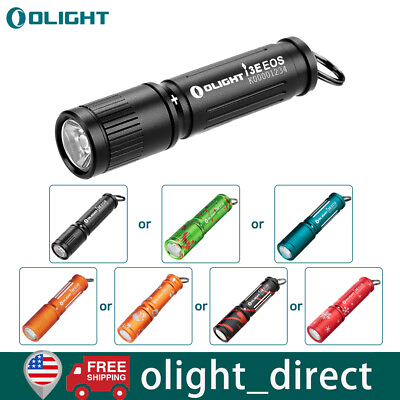 #ad Olight I3E EOS EDC Flashlight LED Bright Powerful High Lumens Outdoor Keychain $9.95