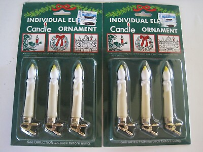 #ad Candle Clip Light Cover Ornaments Bradford Novelty 3 In Pack 4quot; Lot 2 $17.97
