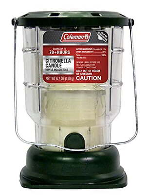 #ad #ad Citronella Candle Outdoor Lantern 70 hours 6.7 oz Green $10.50