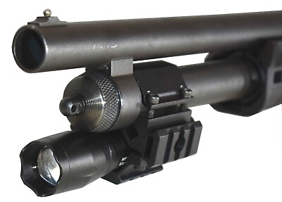 #ad Hunting 1200 lumens led tactical flashlight weaver mounted for shotguns 12gauge. $39.95