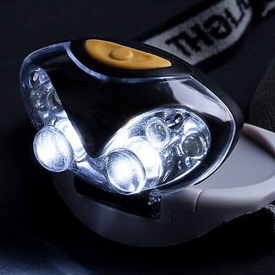 #ad LED Head Lamp Torch Light Hands Flashlight With Headband Emergency Survival Lamp $2.84