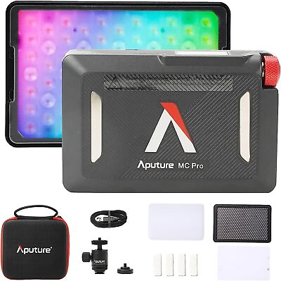 #ad Aputure MC PRO RGB Video Light Portable LED On Camera Light Panel 2000K 10000K $129.00