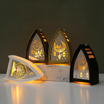 #ad Eid Mubarak LED Lantern Lights Ramadan Home Islamic Muslim Party Decoration $12.68