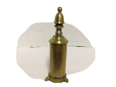 #ad ANTIQUE SOLID BRASS SMALL SHIPS LANTERN WITH WICK quot;KEROSENEquot; $135.00