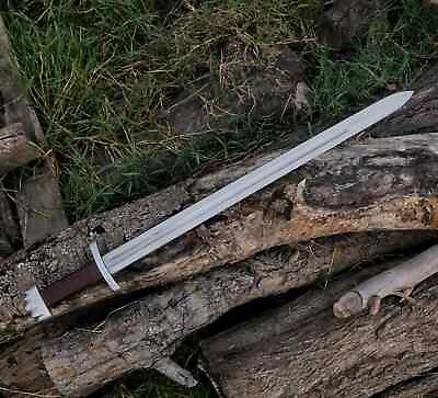 #ad Custom Handmade Hand Forged Medieval Viking Sword Battle Ready Sword amp; Sheath $114.00