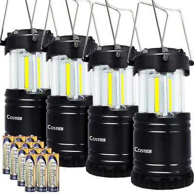 #ad #ad Set of 4 LED Camping Lantern COB Ultra Bright Collapsible Portable Camping Lamp $22.99