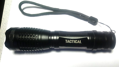 #ad quot;tacticalquot; flashlight w SOSFLASHINGZOOM capabilities5 3 4 6 1 2quot;USED EXC. $12.00