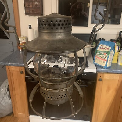 #ad #ad Rare Antique Dressel Railroad Lantern amp; Clear Kopp Globe VNC $130.00