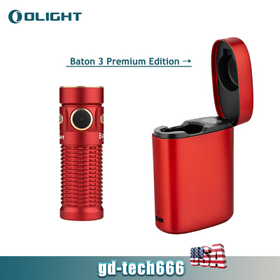 #ad Olight Baton3 Premium Edition 1200LM Compact LED Flashlight Rechargeable Battery $89.99