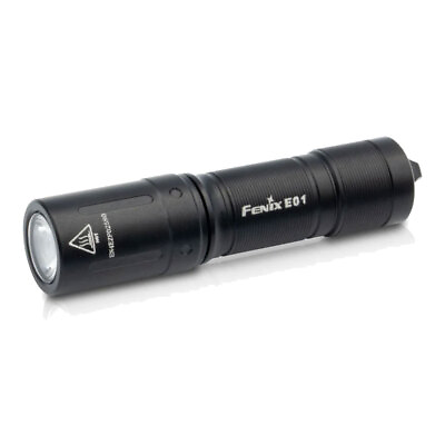 #ad FENIX E01 V2.0 100 Lumens AAA Black Flashlight E01V2 BLK $12.95