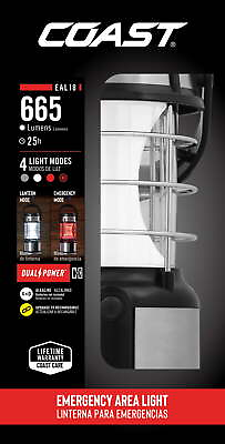 #ad 460 Lumen Dual Power Dual Color Storm Proof Portable LED LanternBattery Powered $28.49