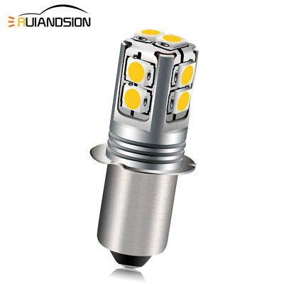 #ad P13.5S 3030 10 LED Flashlight Torch Work Bulb Lamp DC 6V 40V 600LM 6000K 4300K $19.99