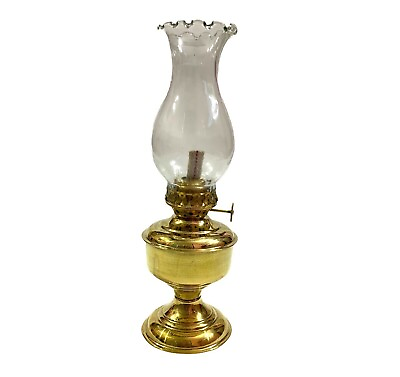 #ad Nautical Brass Hurricane Oil Lantern Vintage Maritime Home Decor Oil Lamp Light $52.40