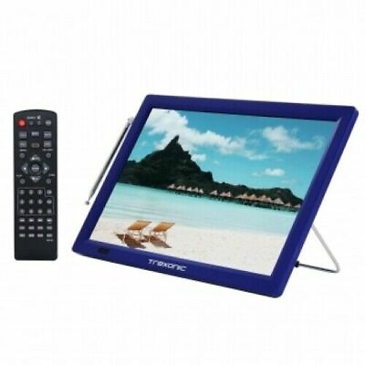 #ad Trexonic 14quot; BLUE Portable LED TV TRX 14D AC DC Remote HDMI SD USB AV w Warranty $75.95