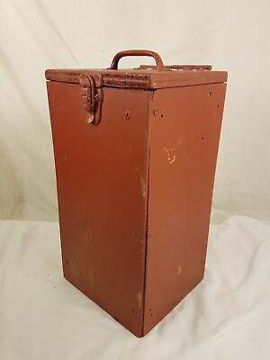 #ad Lantern Wood Box Case storage Vintage Fits Coleman 200 Handmade Folk $31.99